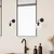 Opviq Viran 10900 Zidna lampa, Crna