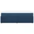 Vidaxl Box spring postelja z vzmetnico modra 120x190 cm blago