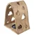 Northix Svečnik v obliki srca iz mangovega lesa – 21x14,5x23,5 cm