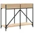 Konzolni stol boja hrasta 100 x 39 x 78,5 cm konstruirano drvo