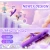 SuperLove 4in1 Dual Flapping, Heating Rabbit Vibrator Purple