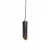 Luster na sajli VALDA 1xGU10/60W/230V 132 cm crna