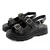 Mona shoes Ženske sandale, Crne