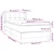 Vidaxl Box spring postelja z vzmetnico krem 80x200 cm blago