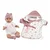 Llorens M636-50 oblačila za dojenčkovo punčko NEW BORN velikosti 35-36 cm z dodatki