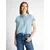 TOM TAILOR DENIM Bluza svetlo modra/bela