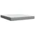 vidaXL Postelja boxspring z vzmetnico Svetlo siva 180 x 200 cm Blago