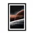 Plakat s paspartujem planeti v galaksiji - 30x45 silver