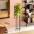 Aberto Design Dekorativna saksija GED-024-A, 23x108x23 cm, O 20 cm,, Crno-zlatna