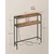 Songmics Konsolna miza 20x80x80 cm rjava