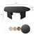 HANAH HOME Sto za dnevnu sobu Nova Black