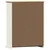 Regal za knjige VIGO bijeli 90x35x114,5 cm od masivne borovine