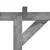 Vrtna pergola siva 200 x 40 x 205 cm od impregnirane borovine