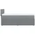 Vidaxl Box spring postelja z vzmetnico svetlo siv 100x200 cm blago