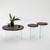 Hanah Home Set klub stolova Serenity 2, 2 komada, Smeđi