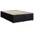 vidaXL Postelja boxspring z vzmetnico Črna 160 x 200 cm Blago