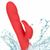 California Ex Novel Grelni ultra soft rabbit vibrator Jack Rabbit - rdeč
