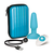 B-Vibe Analna kupa Rimming 2, Rotirajuća, 15cm, Plava