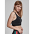 Športni modrček URBAN CLASSICS - Tech Mesh Zipped Bra - črna - TB2029