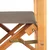 vidaXL Jedilni stol Rjava in taupe 56 x 54 x 87 cm Trden tikov les