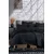 Lessentiel Maison Komplet posteljine Solid, 200x220 cm, Crni