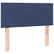 Vidaxl Box spring postelja z vzmetnico modra 90x200 cm blago