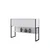 HANAH HOME Komoda Luxe Black White