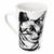 Porcelanasta skodelica Cat 400ml darilo za ljubitelje mačk premium