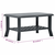 Den Klubska mizica antracitna 90x60x46 cm plastika