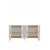 Hanah Home komoda Ilay 150, 150 cm, hrast Sapphire / bela / srebrna