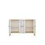 Hanah Home komoda Slim 120, 120 cm, hrast Sapphire / bela