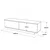 Hanah Home FN1 LB TV komoda, Crna