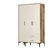 Hanah Home Garderober Kumsal ST, 120x201.4x47.5 cm, Krem