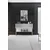 Aberto Design Komoda Luxe 120x80x30cm Zlatno-Bela