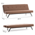 Atelier del Sofa Trosed na razvlačenje Zola Braon