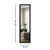 Hanah Home Ogledalo Cheval, 35 x 125 cm, Crna