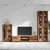 Set TV komoda FLORIN 3 pcs Staro drvo Konstruirano drvo