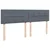Vidaxl Box spring postelja z vzmetnico temno siva 180x200 cm žamet