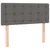 Vidaxl Box spring postelja z vzmetnico siva 100x200 cm umetno usnje
