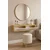 Hanah Home komoda Rany 120, 120 cm, hrast Sapphire / bela / zlatna