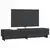 TV ormar s ladicama Crna 147 x 34,5 x 30 cm Konstruirano drvo