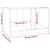 Den TV omarica siva 70x33x42 cm trdna borovina