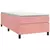 vidaXL Box spring posteljni okvir roza 90x190 cm žamet