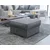 Tabure SMART COSARO XL s shranjevalnim prostorom 71x71 cm, siv