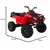 Quad na akumulator All-terrain 4 x 4 - crveni