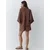 Pull&Bear Bluza PACIFIC  rjava