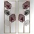 Salim ACH163-4 multicolor dekorativni metalni zidni dodatak set (2 komada)