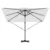 Roma Suncobran Bež 286 x 284 x 265 cm Aluminij i poliester
