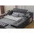 HANAH HOME Bračni krevet Dorwell Smart Anthracite