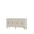 Hanah Home komoda Salkim 150, 150 cm, bela / zlatna / travertin